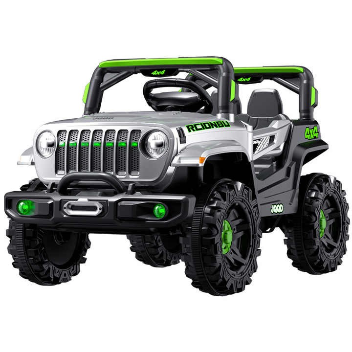 Children's Four-Wheel Drive Electric Car Toy Baby Cross-Country Remote Control Swing Battery Operated for Boys and Girls
