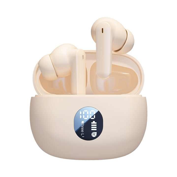 Best Seller TWS Wireless Earbuds High Battery Sports In-Ear Gaming Headphones Digital Display Non-Noise Cancelling Earphones